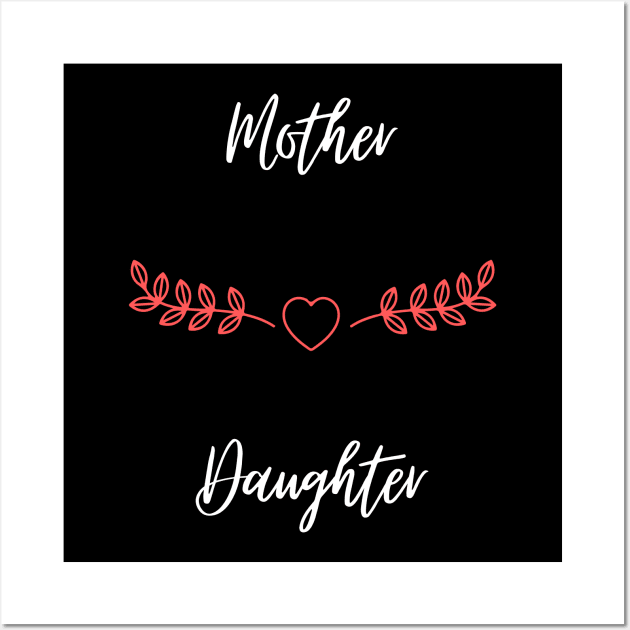 Mother Daughter Wall Art by Mia